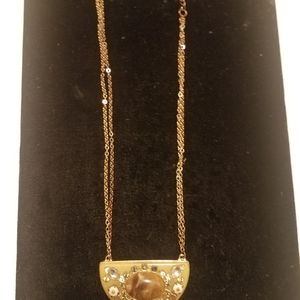 Beaded jewel necklace